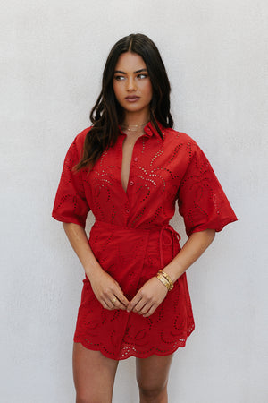 Jacinta Set - Red