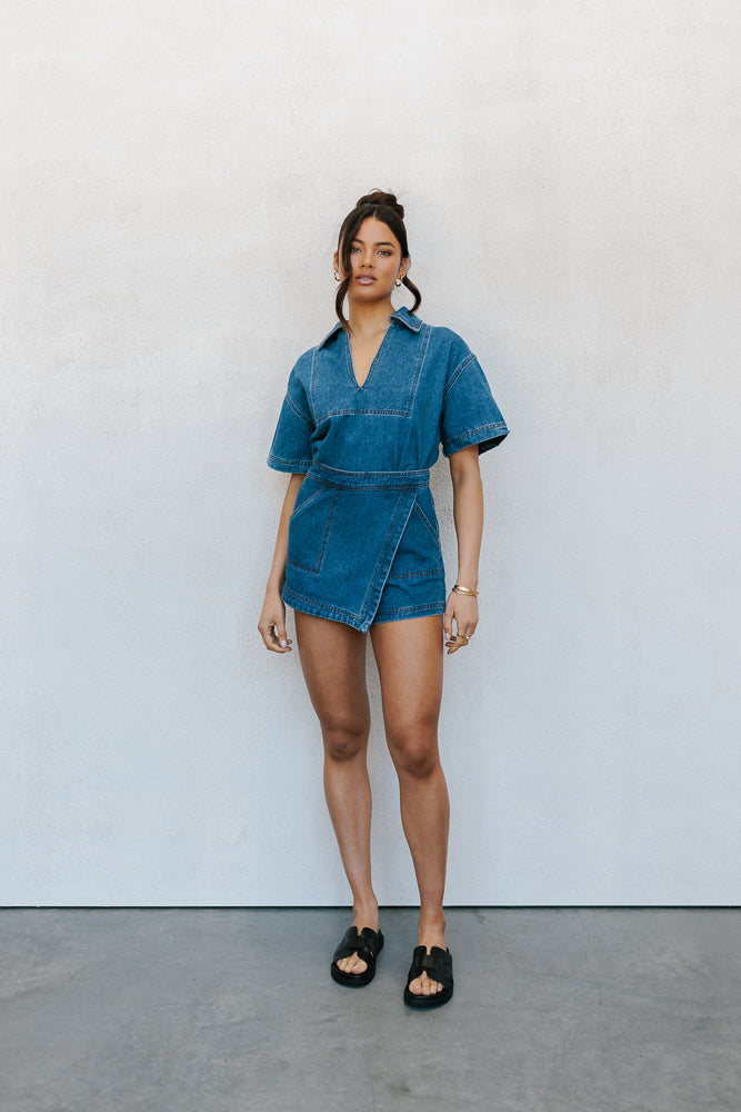 Xesse Top Blue Denim