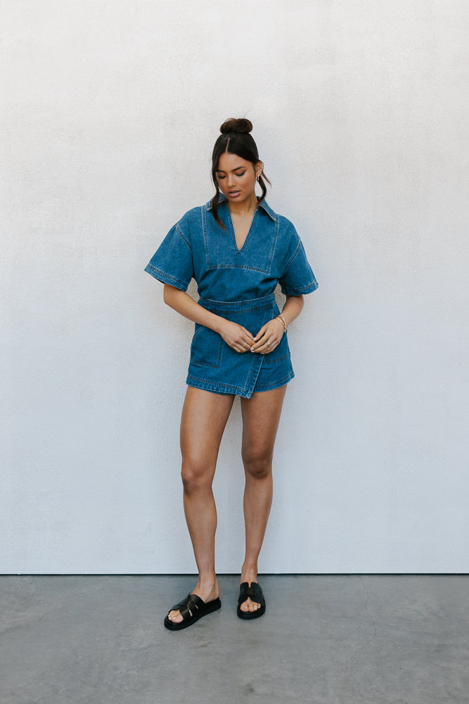 Xesse Top Blue Denim