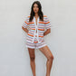 Qikah Shorts - Summer Stripe