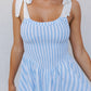 Jenifer Dress - Blue Stripe