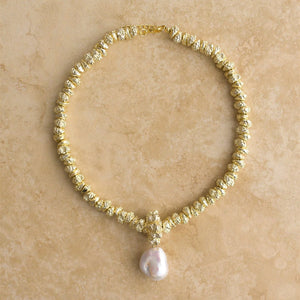 Jewel Necklace Pearl