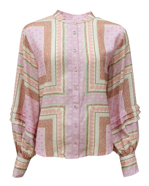 Jordyn Shirt - Pink Tile