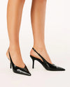 Kendra Heels - Black Shine