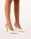 Kendra Heels - White Shine