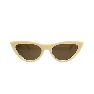 Kiss Kiss Sunglasses - Bone