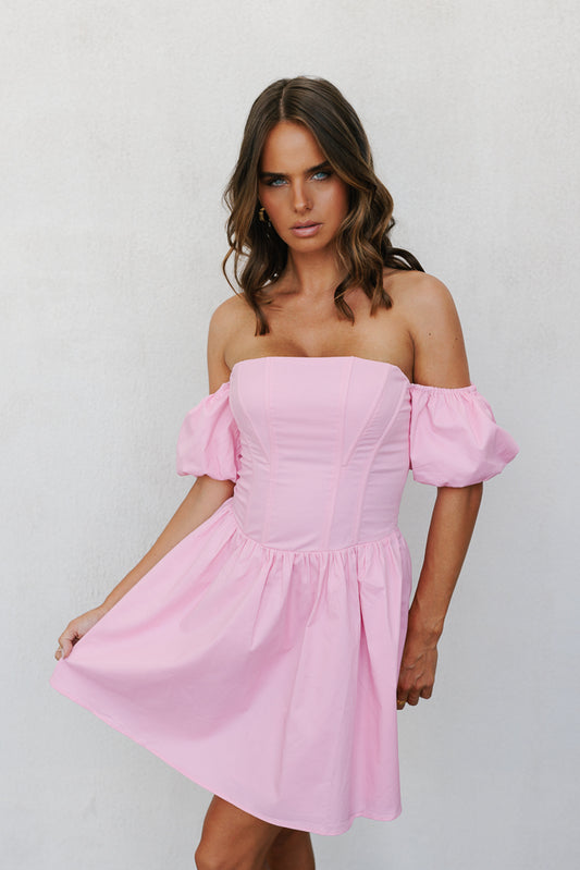 Frida Dress - Baby Pink