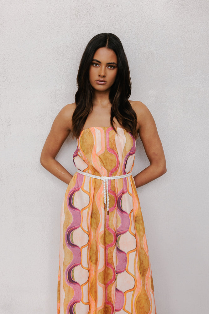 Kahlo Dress Paris Print