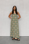 Kiama Dress - Khaki Tile