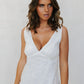 Kayden Dress - White Embroidery