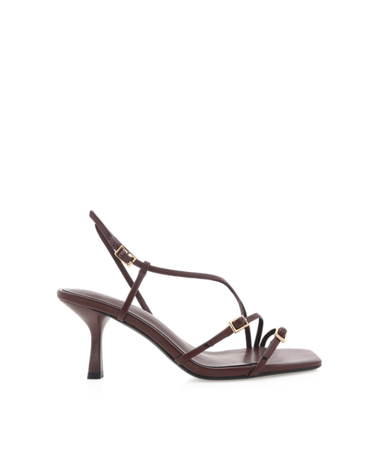 Toshie Stiletto Heels - Chocolate Brown