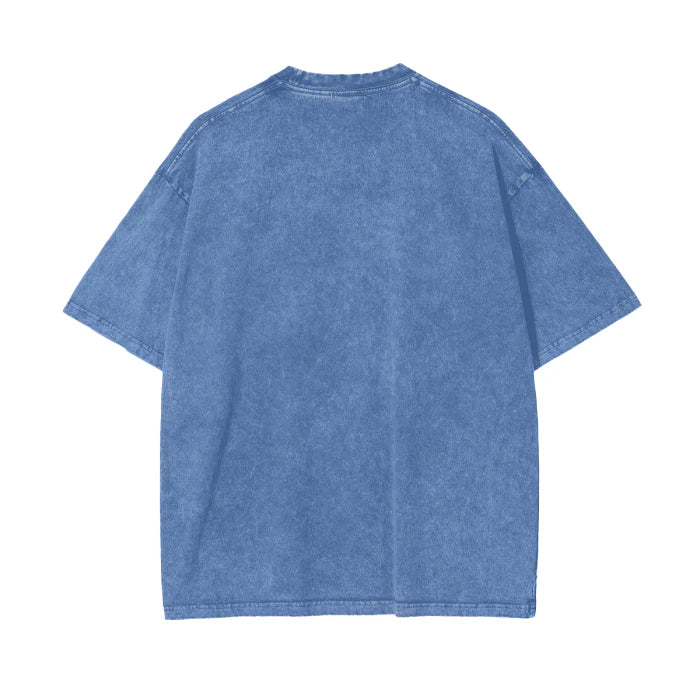 La Sirene Tee - Blue Acid Wash