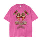 La Sirene Tee - Pink Acid Wash