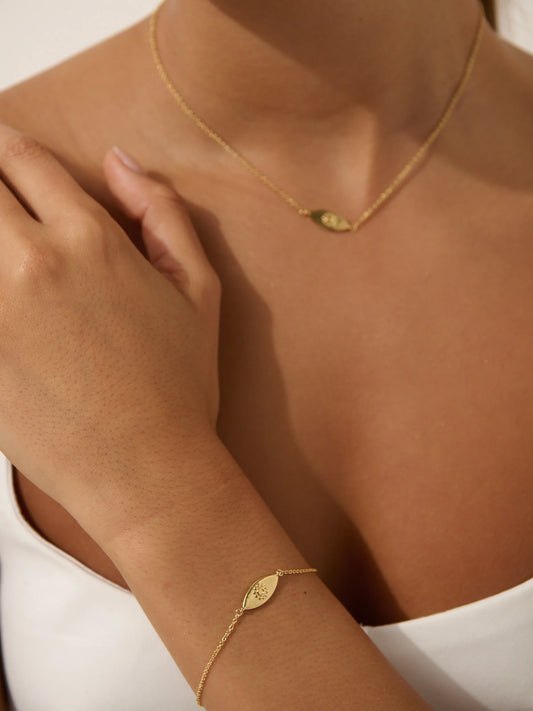 Ayin Necklace - Gold