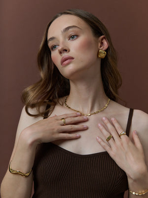Lucas Necklace - Gold