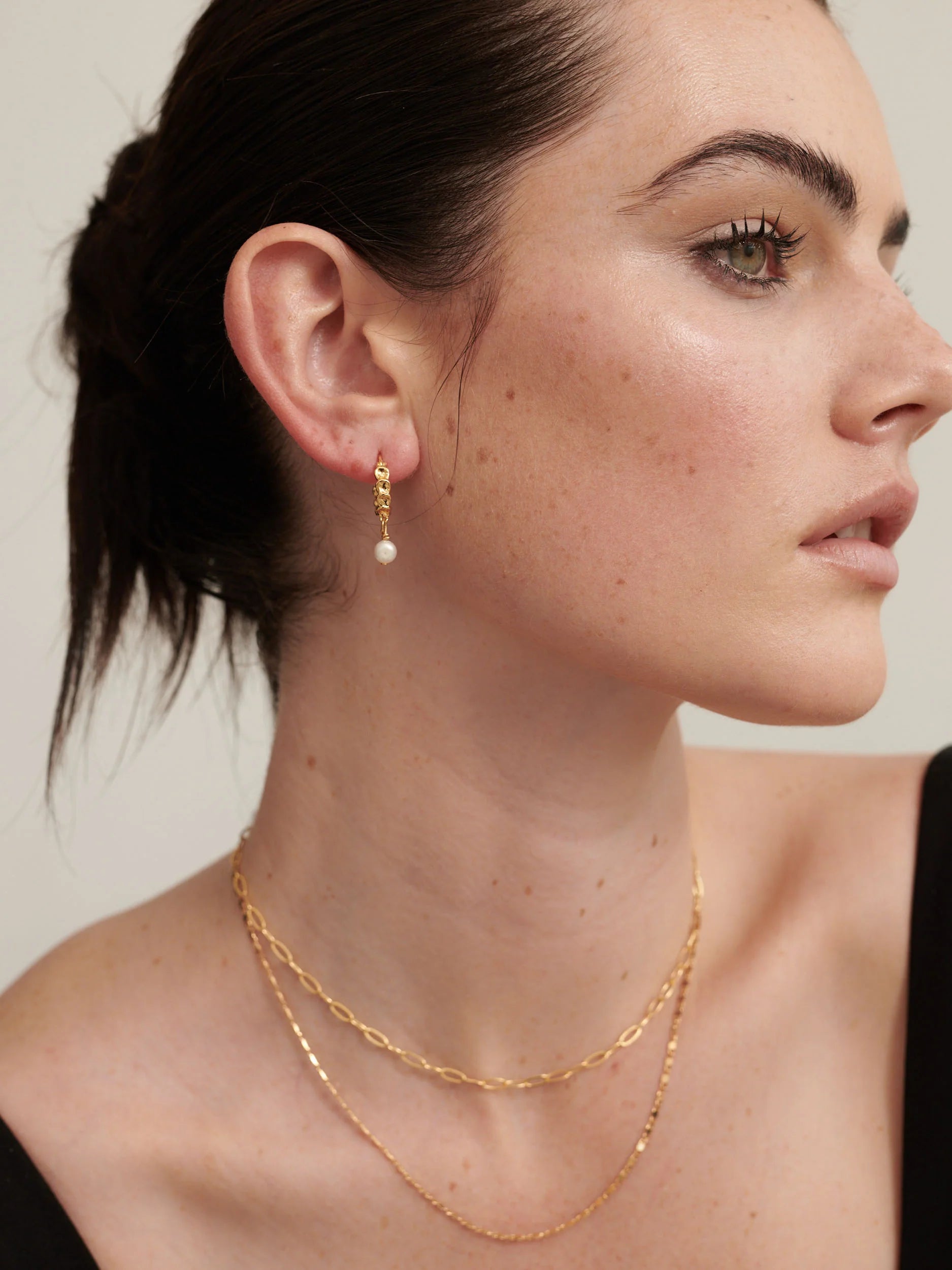 Luna Layered Necklace Gold