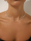 Luna Layered Necklace - Silver