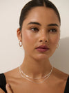 Luna Layered Necklace - Silver