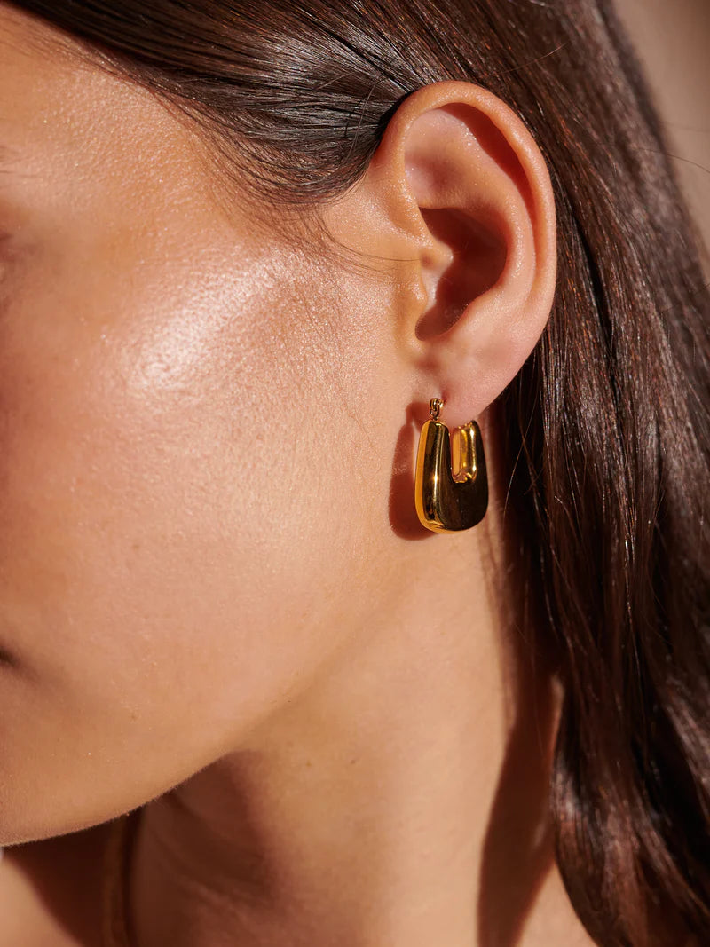 Holly Earrings Gold
