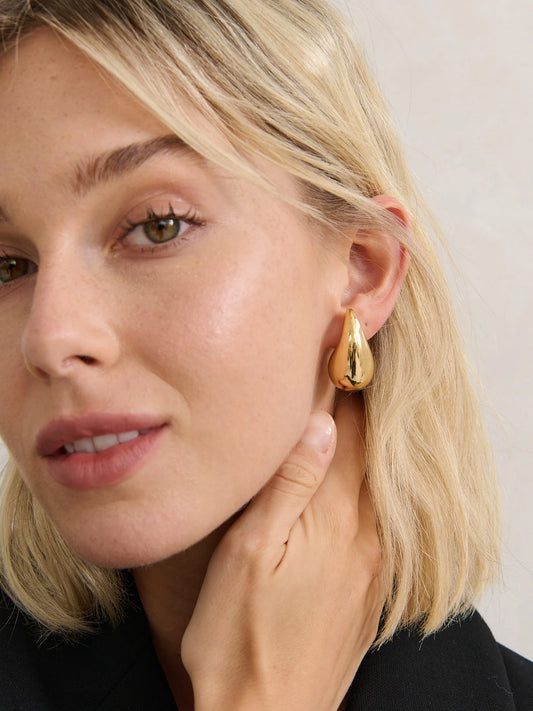 Preto Earrings - Gold