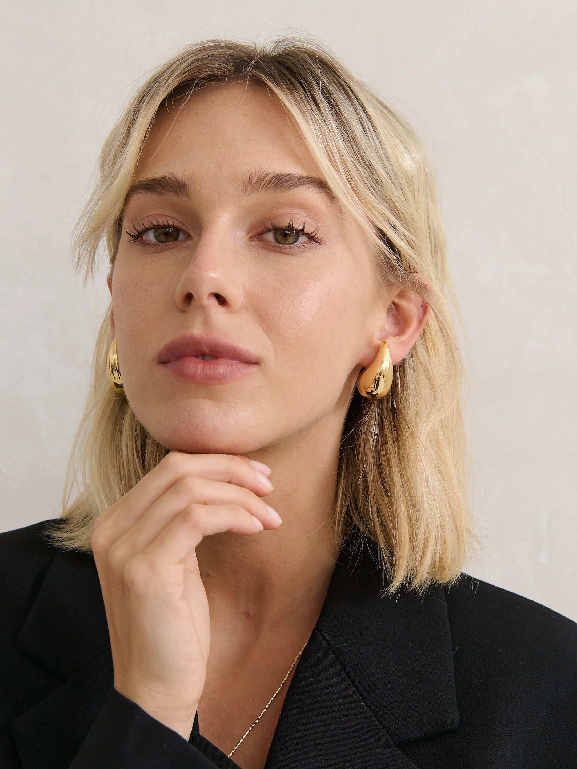 Preto Earrings Gold