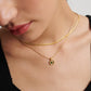May Birthstone Necklace - Emerald