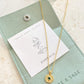 May Birthstone Necklace - Emerald