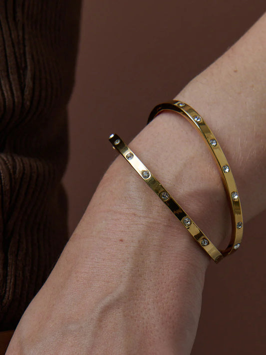 Cello Bangle - Gold