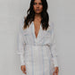Acqua Skirt - Watercolour Stripe