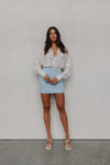 La Tinta Shirt - Pastel Watercolour Stripe