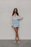 La Tinta Shirt - Pastel Watercolour Stripe