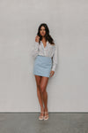 La Tinta Shirt - Pastel Watercolour Stripe