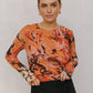 Lara Top - Autumn Floral