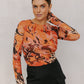 Lara Top - Autumn Floral