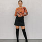 Lara Top - Autumn Floral