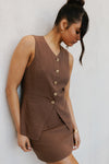 Finch Vest - Chocolate