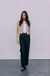 Jovie Cropped Jacket - Beige