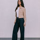 Jovie Cropped Jacket - Beige