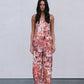 Finora Zip Top - Fleur Print