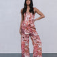 Finora Zip Top - Fleur Print