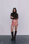 Zaira Mini Skirt - Fleur Print