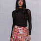 Dakitah Long-sleeve Top - Espresso Brown Mesh