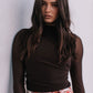 Dakitah Long-sleeve Top - Espresso Brown Mesh