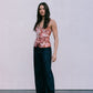 Finora Zip Top - Fleur Print