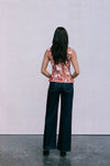 Finora Zip Top - Fleur Print