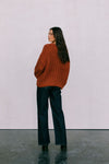 Yuri Cable Knit Jumper - Rust