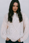 Yuri Cable Knit Jumper - Cream