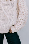 Yuri Cable Knit Jumper - Cream