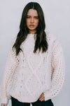 Yuri Cable Knit Jumper - Cream