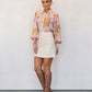 Lennon Top - Pink/Tan Print